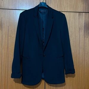 Stradivarius Men's Dark Blazer